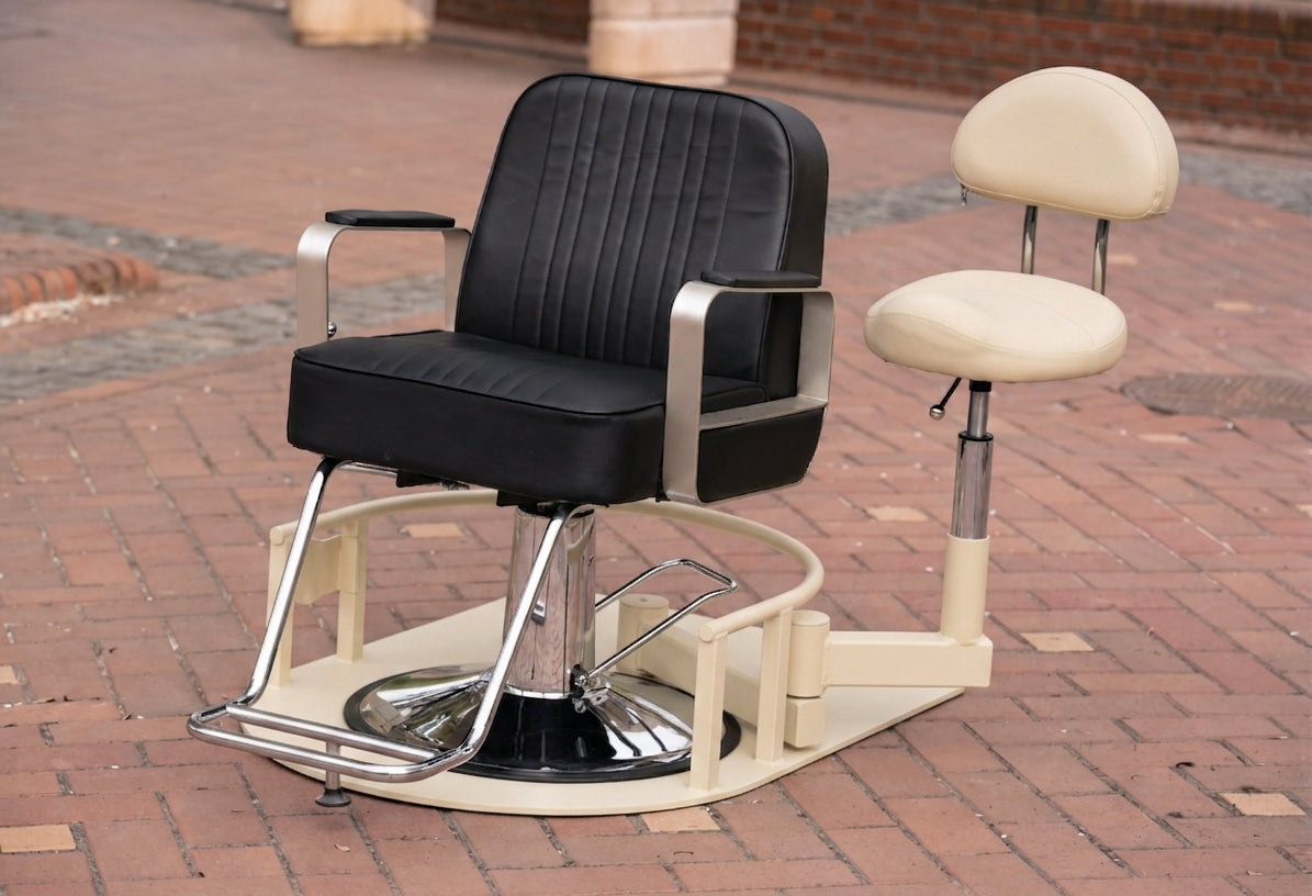 Sit & Cut Professional Rotating Barber Platform