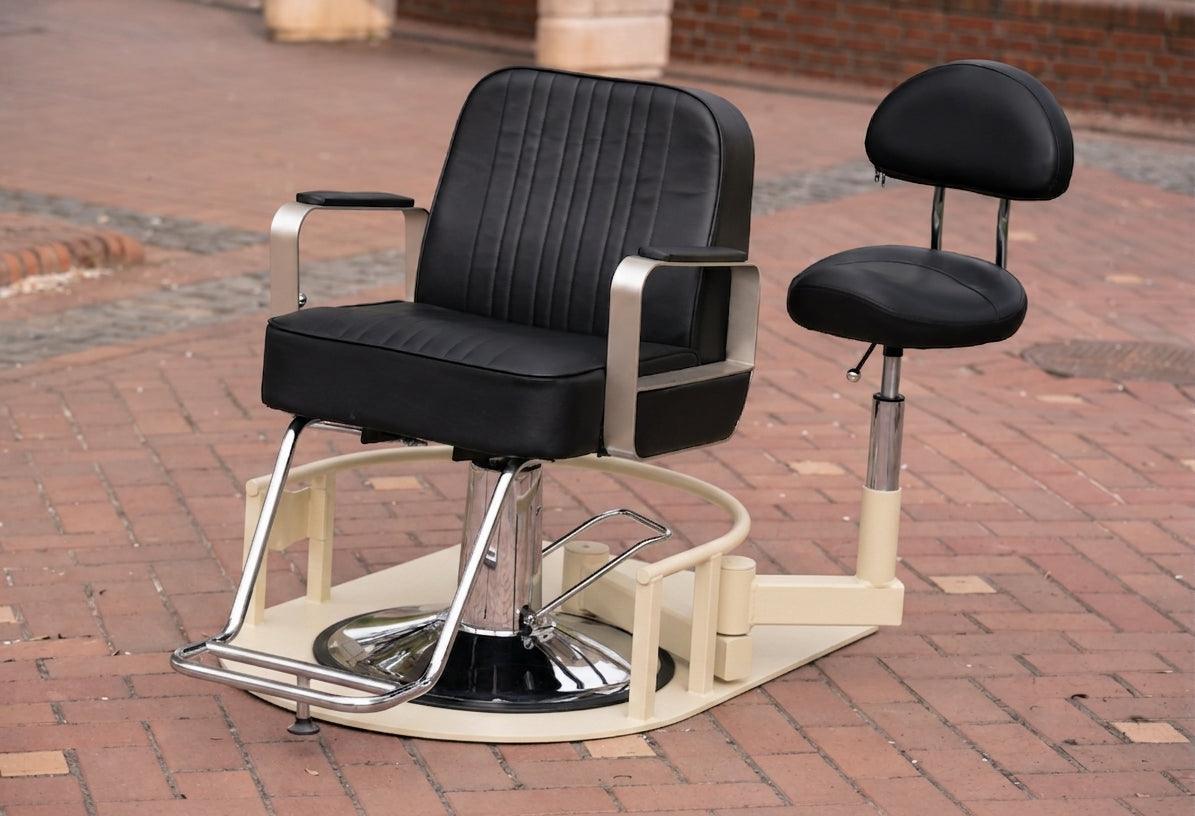 Sit & Cut Professional Rotating Barber Platform