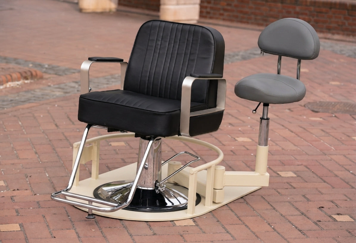 Sit & Cut Professional Rotating Barber Platform