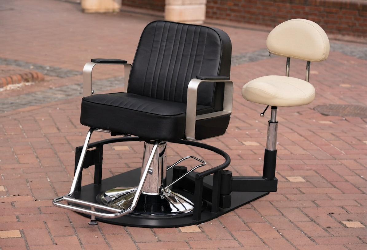 Sit & Cut Professional Rotating Barber Platform