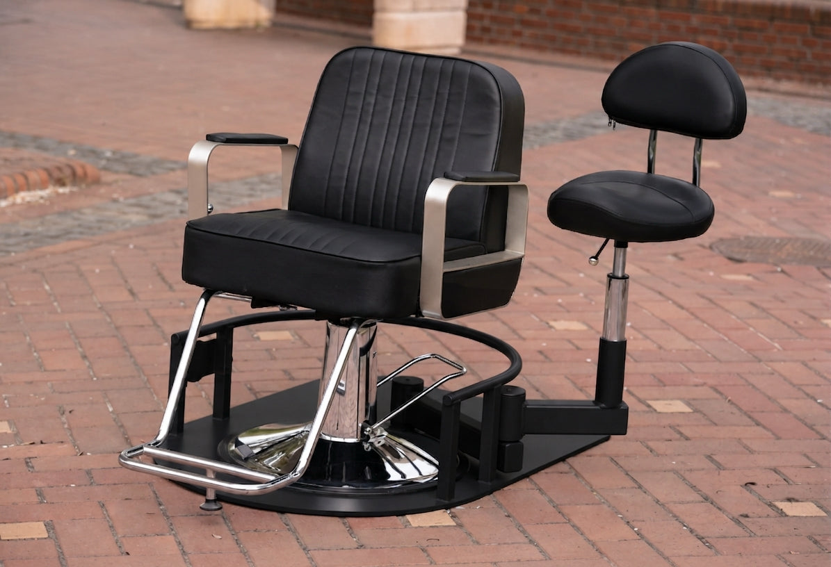 Sit & Cut Professional Rotating Barber Platform